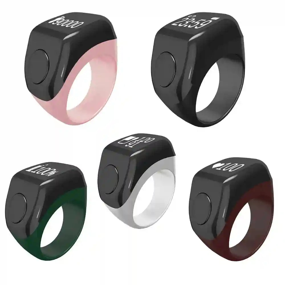 Smart Health Ring F3 - Biometric Heart Rate & Prayer Counter Tidesmit