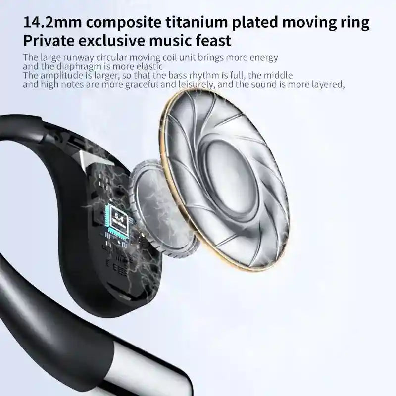Tidesmit YYK-Q39 Open Ear Sports Earbuds with ENC Noise Cancelling Tidesmit