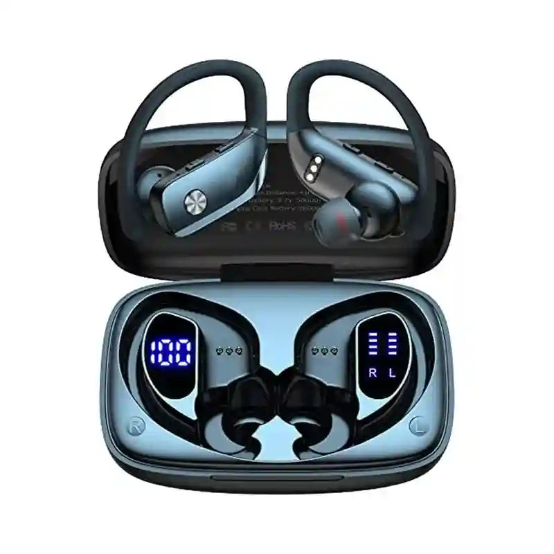 Wireless Gaming Earbuds With Mic T16 – Tidesmit Sport Fit Black Tidesmit