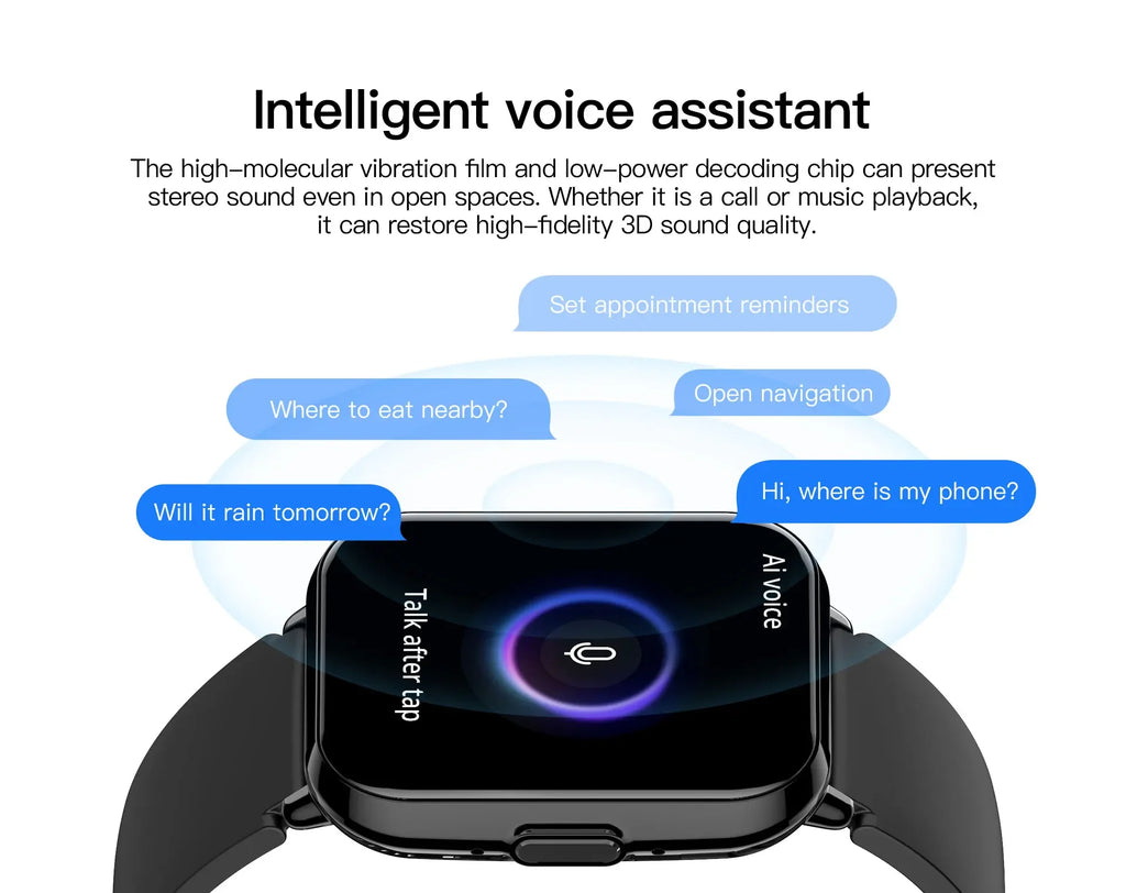 Smartwatch with Call Function, Fitness Tracker & Heart Rate Monitor - Z169 My Store