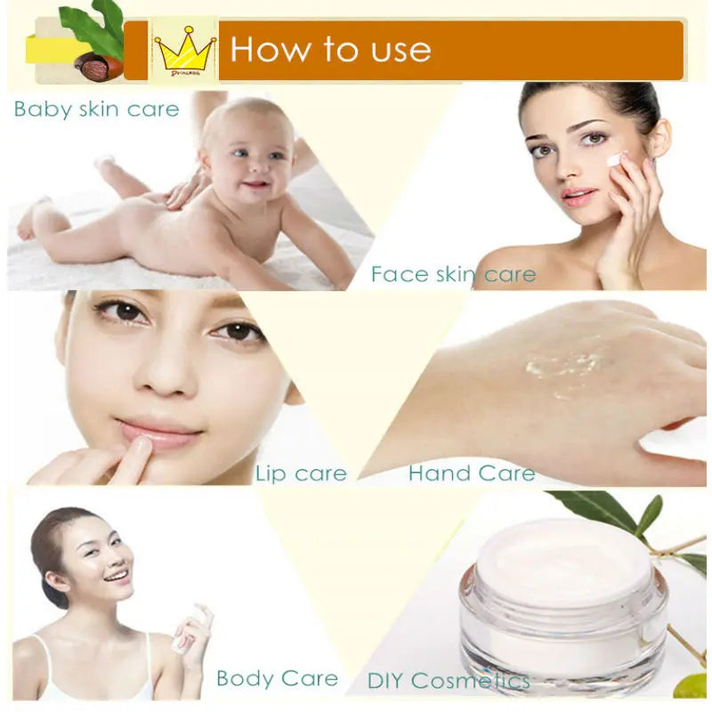 Dimollaure 50g-500g Organic Shea Butter Unrefined Skin Care Esential Oil Handmade Soap Oil Body Oil Diy Base Oil
