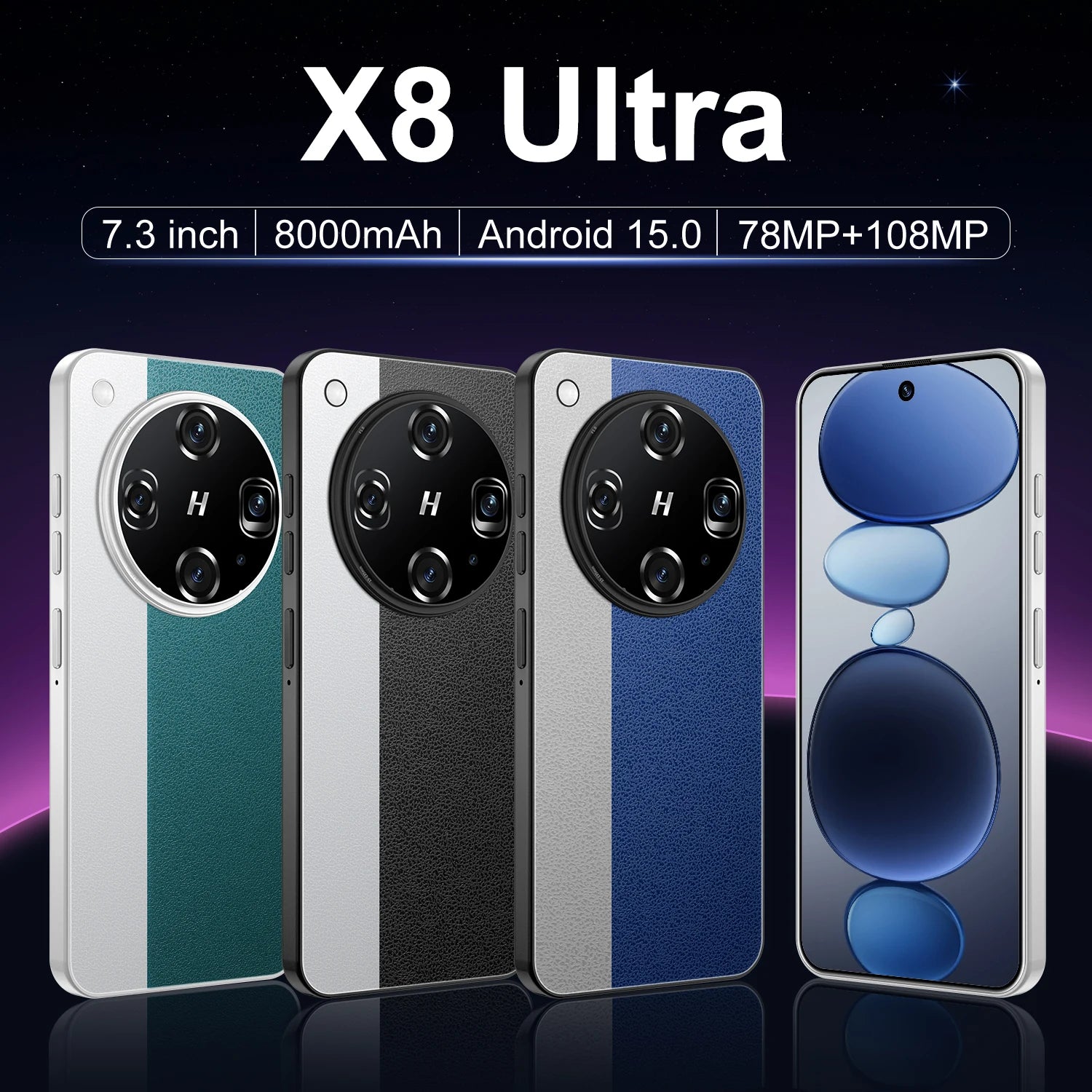 5G Smartphone 16GB RAM 1TB Storage 7.3 Inch HD AMOLED Display Tidesmit