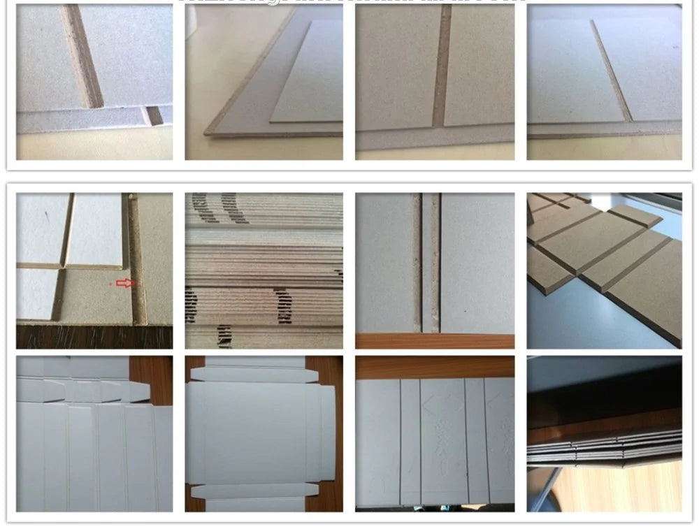 Manual Rigid Box V U Shape Grooving Machine for Cardboard MDF Paper Grey Board Chipboard Slotting Cutting Making Sample Groove