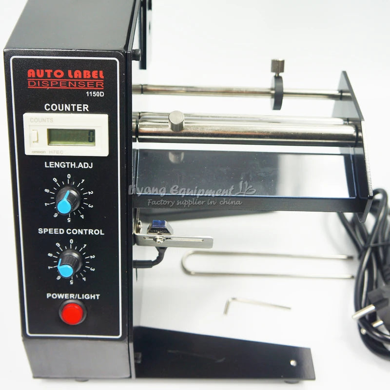 AL1150D Automatic Label Dispenser Electric 220V 50Hz for Chemical & Food Applications Adhesive Labels Metal Plastic