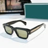 High End Premium Shades Luxury Designer Sun Glasses Unisex Thick Square Acetate Branded Sunglasses for Men and Women