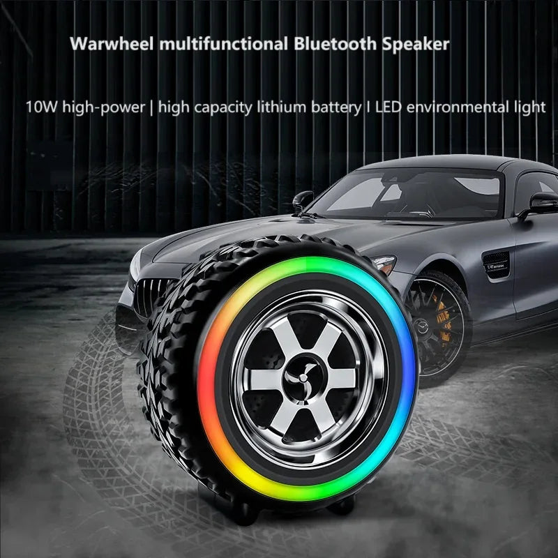 Portable Bluetooth Speaker | Rugged 360 Sound Wireless Audio - Black My Store