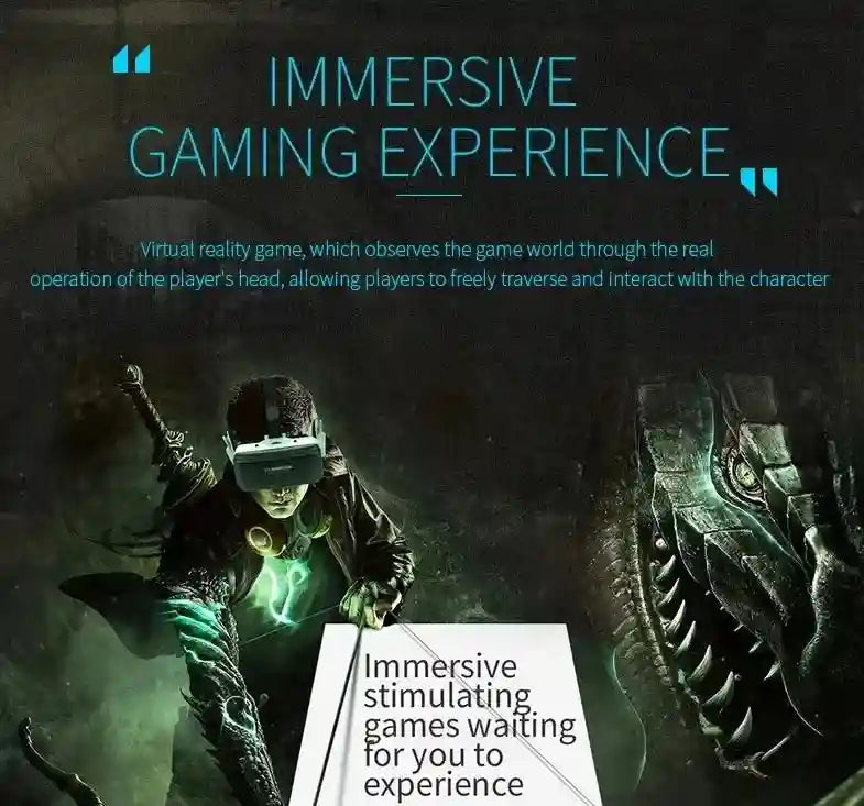 VR Headset for Smartphone - Wireless G06E Model with Controller Tidesmit