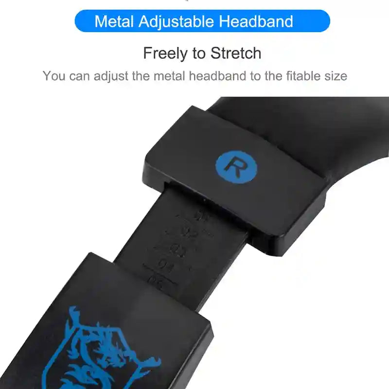Wired Gaming Headset with Microphone - 7.1 Surround Sound for PC and PS5 Tidesmit