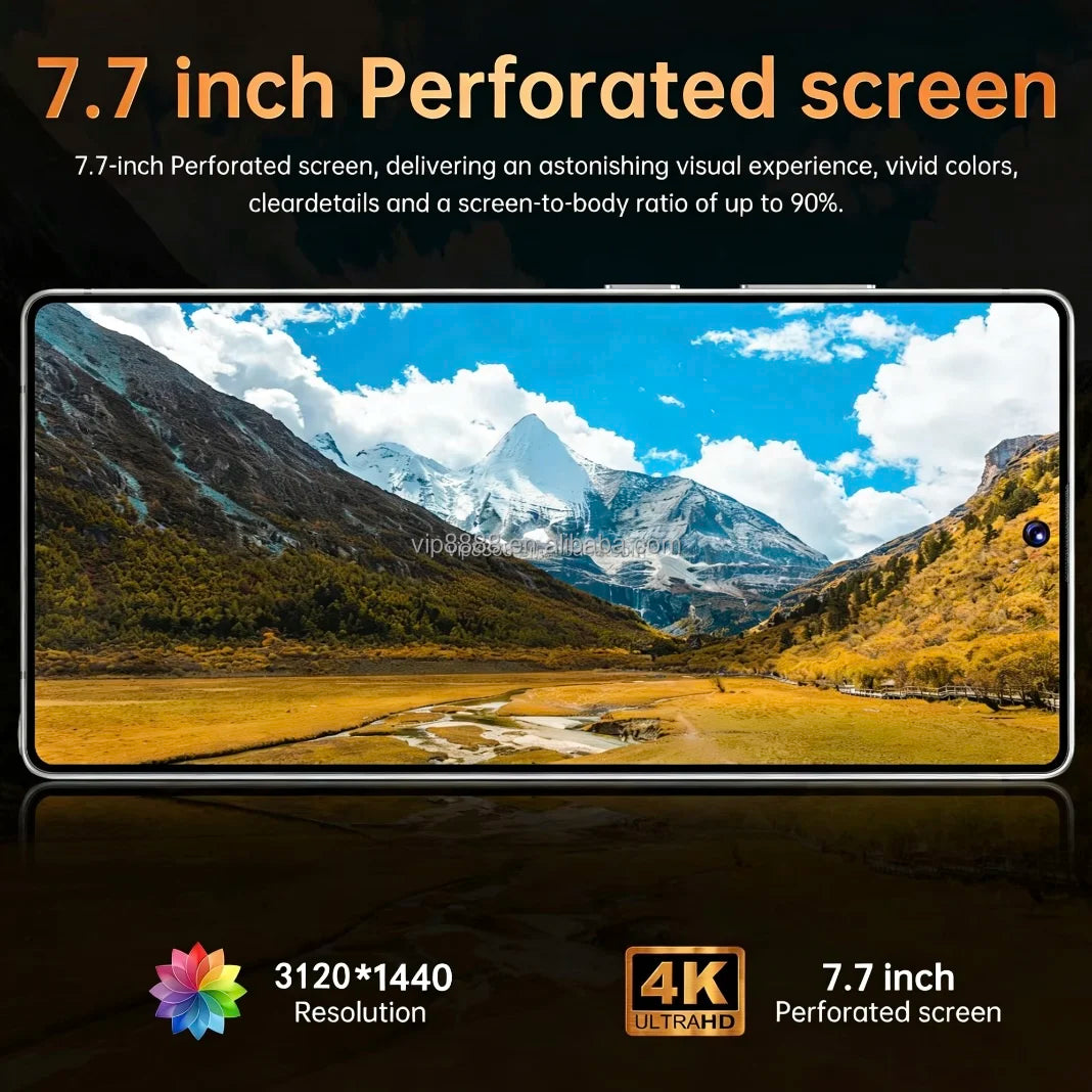 7.7 Inch S26 Ultra 22GB+2TB 5G Smart Phone Unlocked Dual SIM Android 15 Gaming 144Hz Hot Selling S-Pen S26 Ultra Cellphones