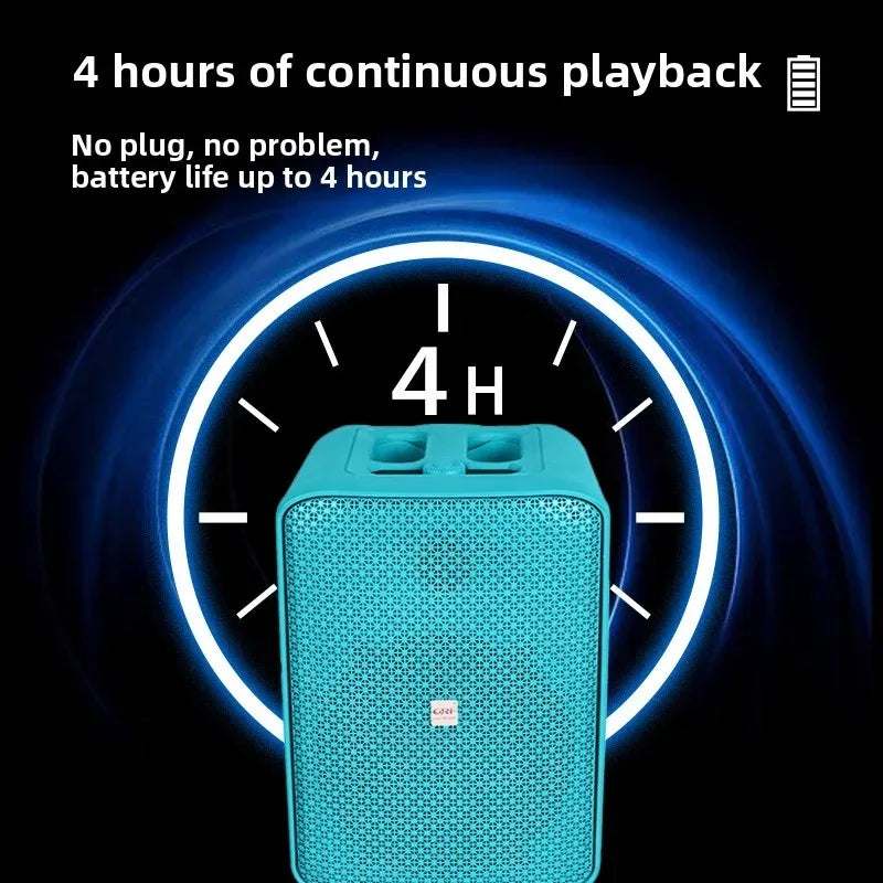 Portable Bluetooth Speaker with Active Dual Bass - Waterproof Audio My Store