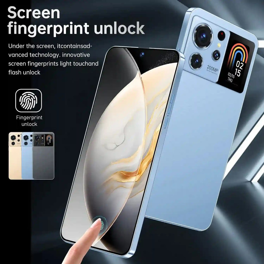 Tecno Camon 20 Pro Case with Screen Protector - Slim Military-Grade Blue Tidesmit