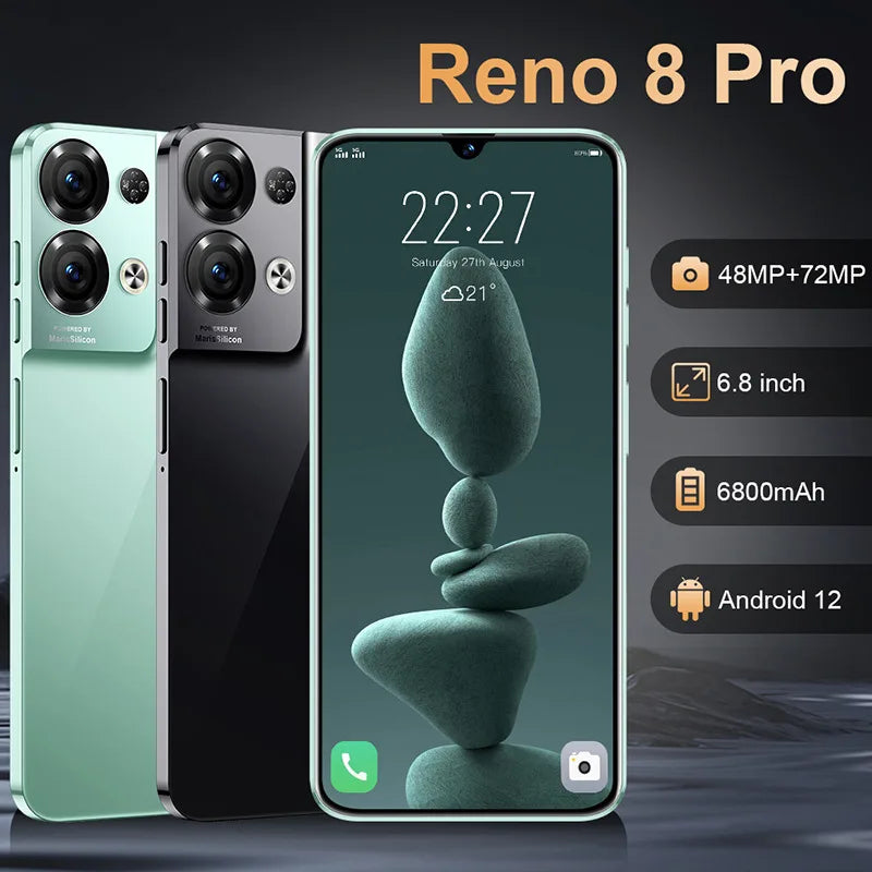 Reno 8 Pro 5G Smartphone 1TB 16GB RAM Unlocked Dual SIM Tidesmit