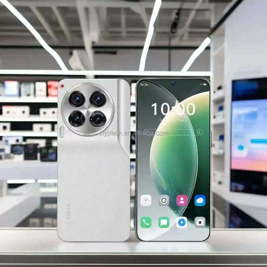 TECHNO NEW Original Camon 30 Pro Folding Mobile Phone James Business Dual-screen 108MP 5G Smartphone 865 Red Cowhide 12+512g Tidesmit