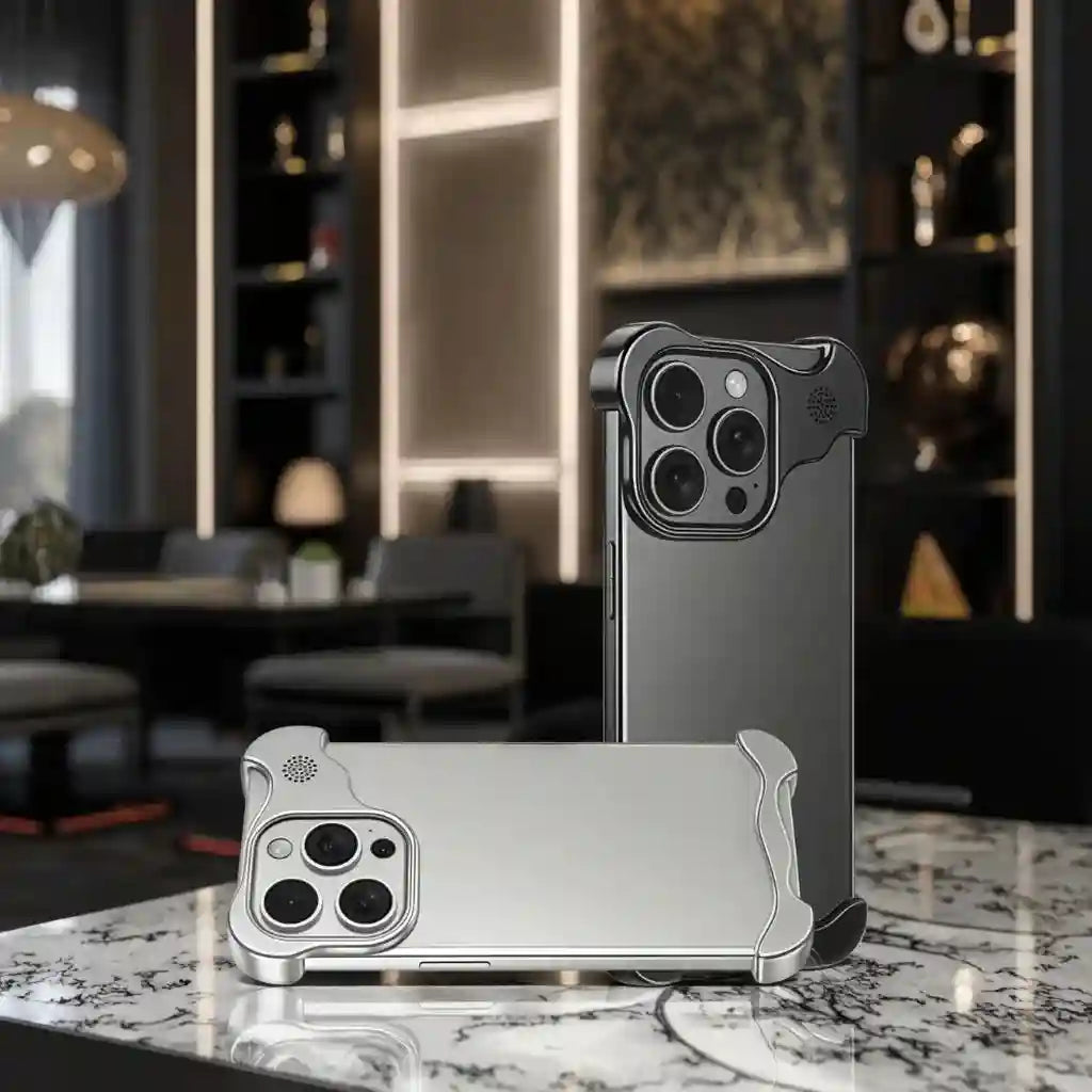 iPhone 16 Metal Case with Screen Protector - Aluminum Alloy Protection Tidesmit