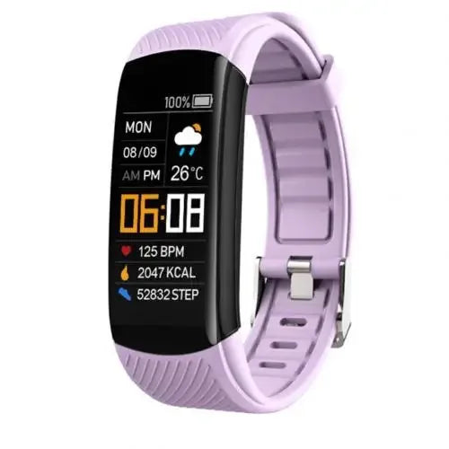 Smartwatch Fitness Tracker with Heart Rate & Blood Oxygen Sensor - 7 Colors Purple My Store