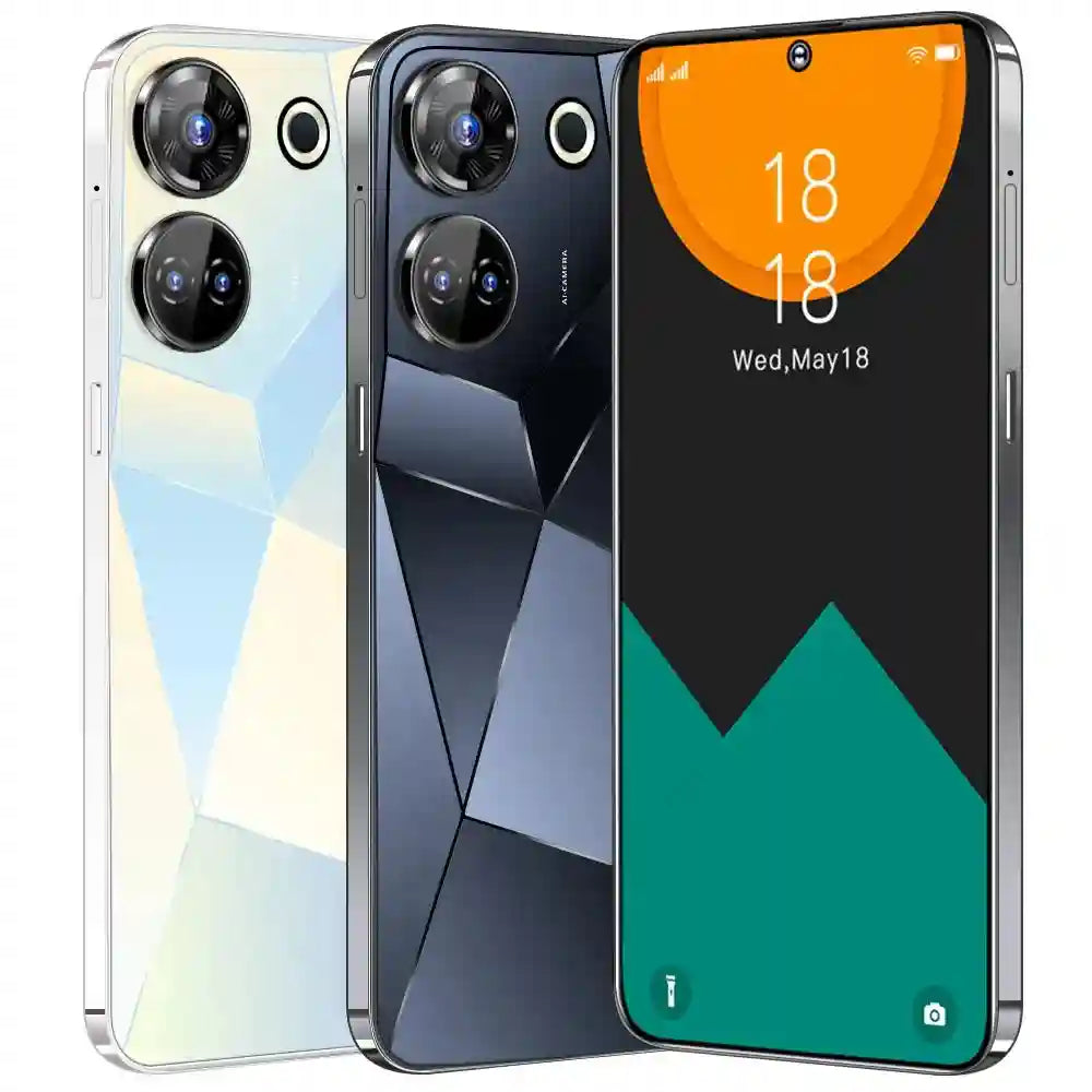 Tidesmit Android Smartphone 64GB Silver – Reliable Dual SIM Mobile Tidesmit