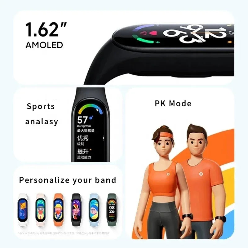 M7 Smartwatch Fitness Tracker with SpO2 and Heart Rate Monitor My Store
