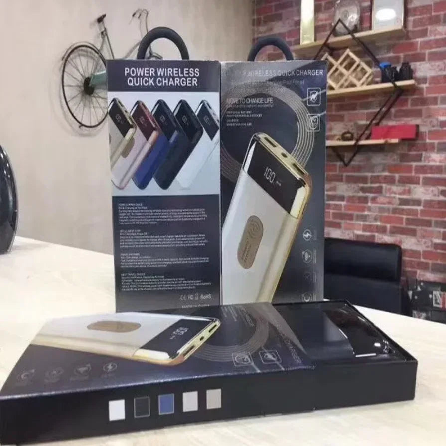 10000mAh Power Bank with Custom Luminous Logo - Slim Portable Charger Tidesmit