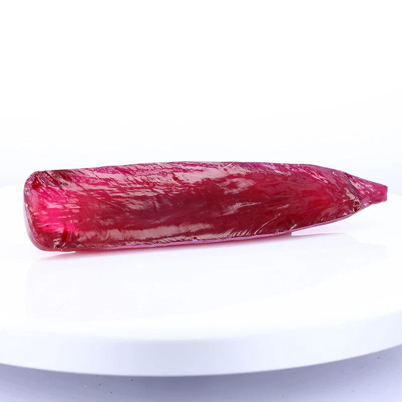 Wholesale Red Corundum Material Ruby Rough Synthetic Gemstone - Red Synthetic Ruby 5# & 8#