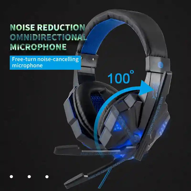 Wired Gaming Headset with Microphone - 7.1 Surround Sound for PC and PS5 Tidesmit