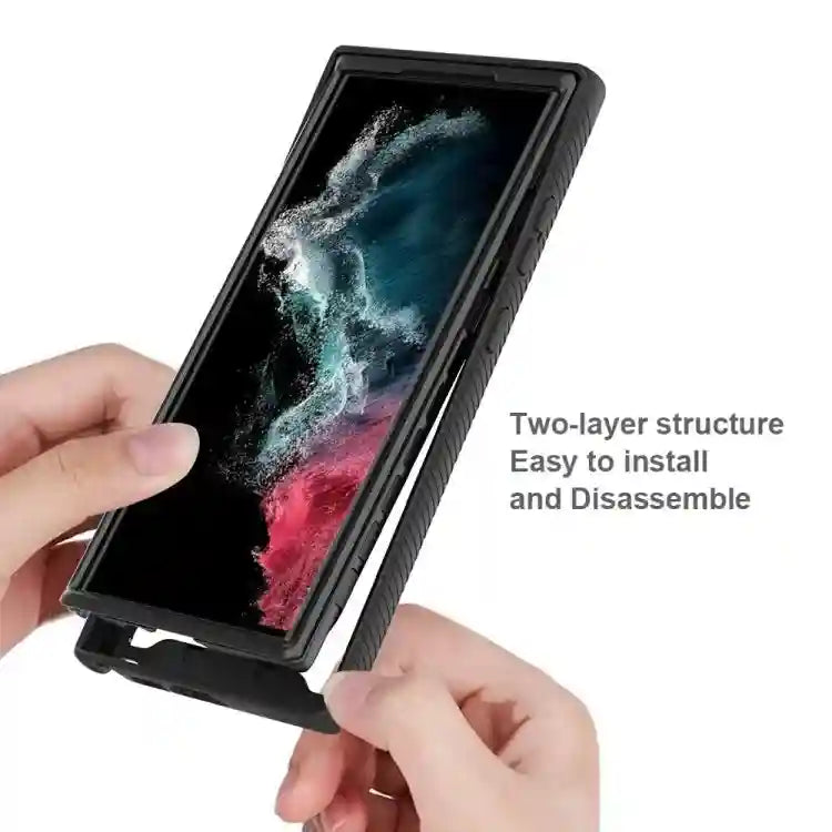 Samsung Galaxy S23 Ultra Hybrid Shockproof Case - Durable Slim Protection Tidesmit
