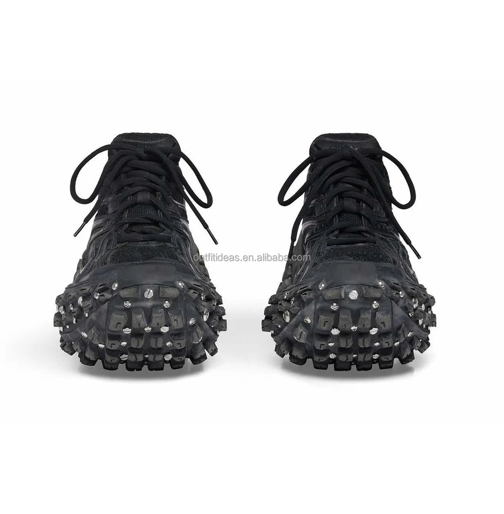 Exaggerated Size Tyre Tread Sole with Screws Extreme 15mm Sneaker Worn-in Unisex Women Men Bouncer Screw Stud Bouncer Sneaker