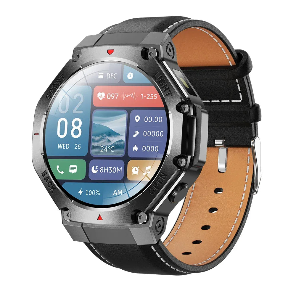 Men Outdoor Sports Smartwatch - 1.53 Inch Fitness Tracker & Heart Monitor My Store