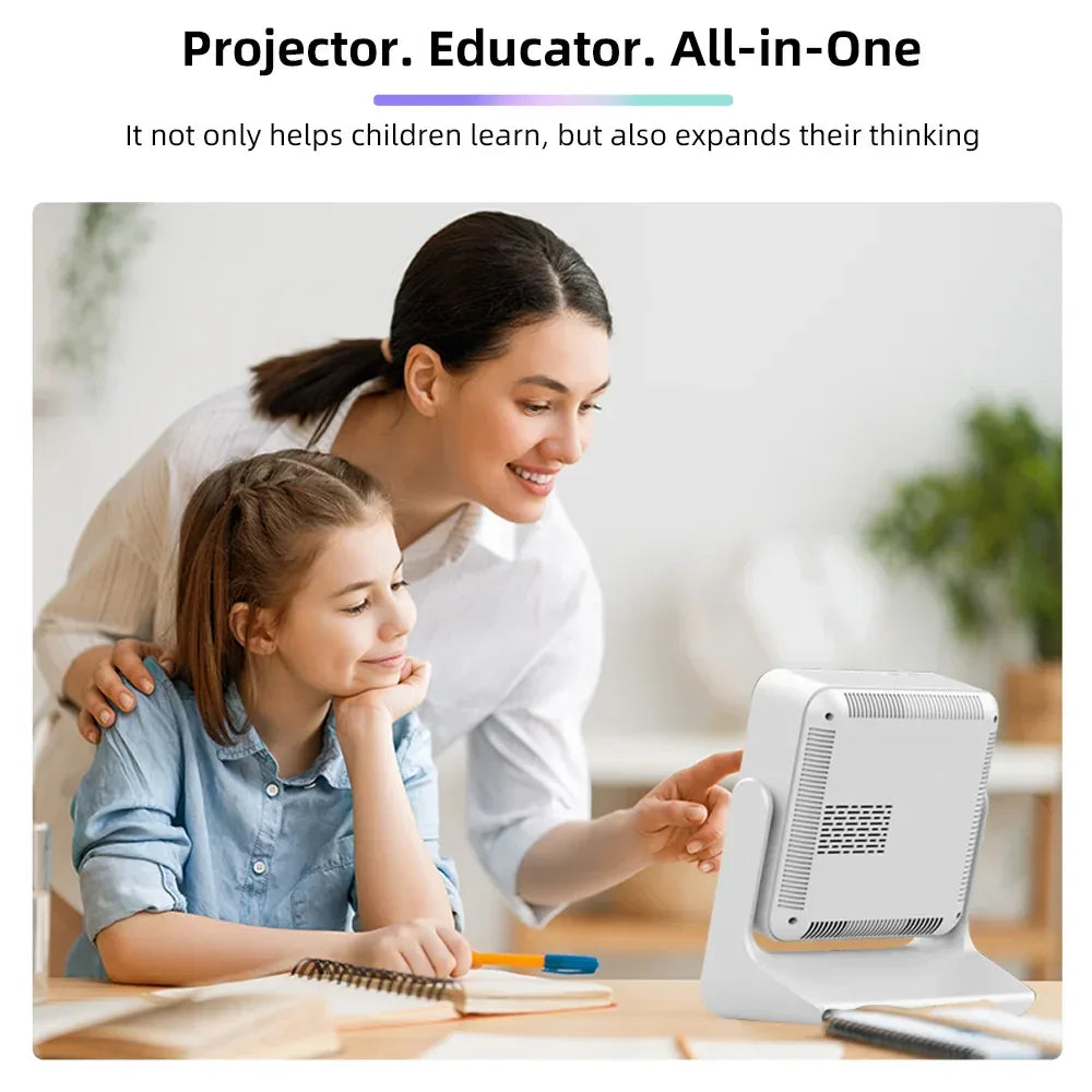 Pro Smart Projector 4K Android OS 5G WiFi - White | Tidesmit EU My Store