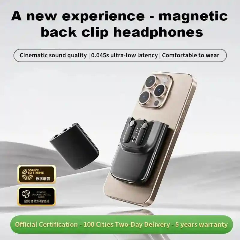 Tidesmit LX-S680 Magnetic Wireless Earbuds with HD Call Quality Tidesmit