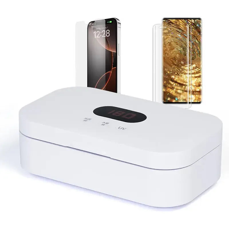UV Hydrogel Screen Protector for All Phones | White Flexible Shield Tidesmit