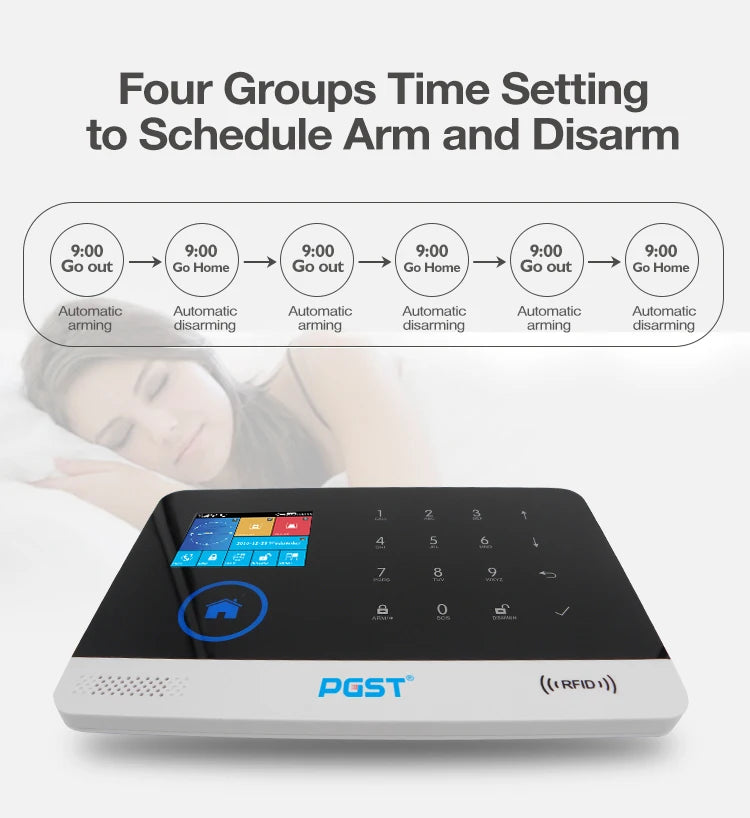 Smart Home Security Alarm System with 4G WiFi App Control by Tidesmit Tidesmit