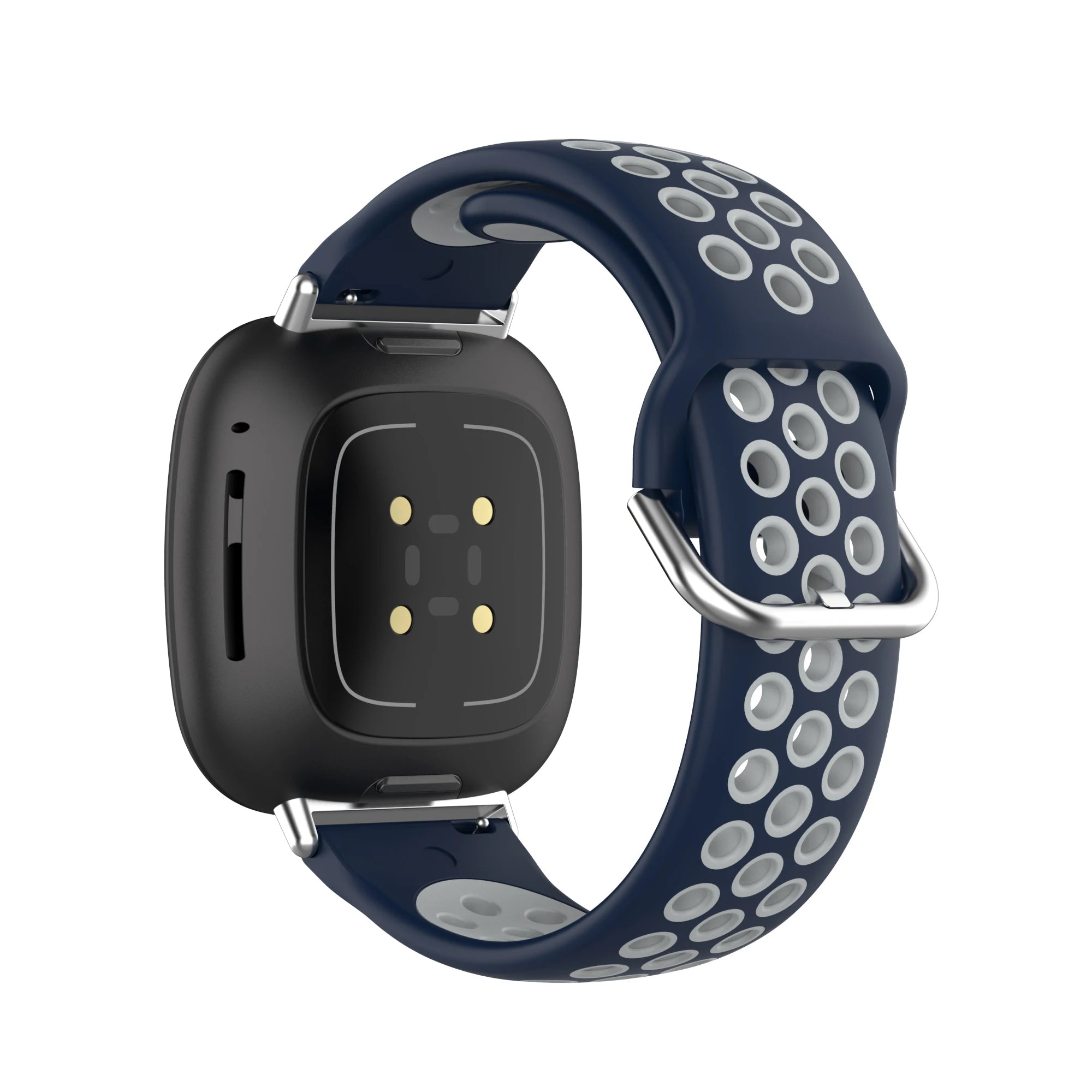Colorful soft silicone sport wristband for Fitbit Versa 3 and Sense smartwatches by Tidesmit