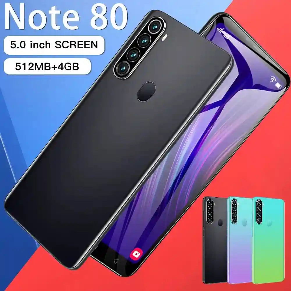 Note80 5.1-Inch HD Smartphone - Unlocked Mobile, 16GB, 1GB RAM Tidesmit