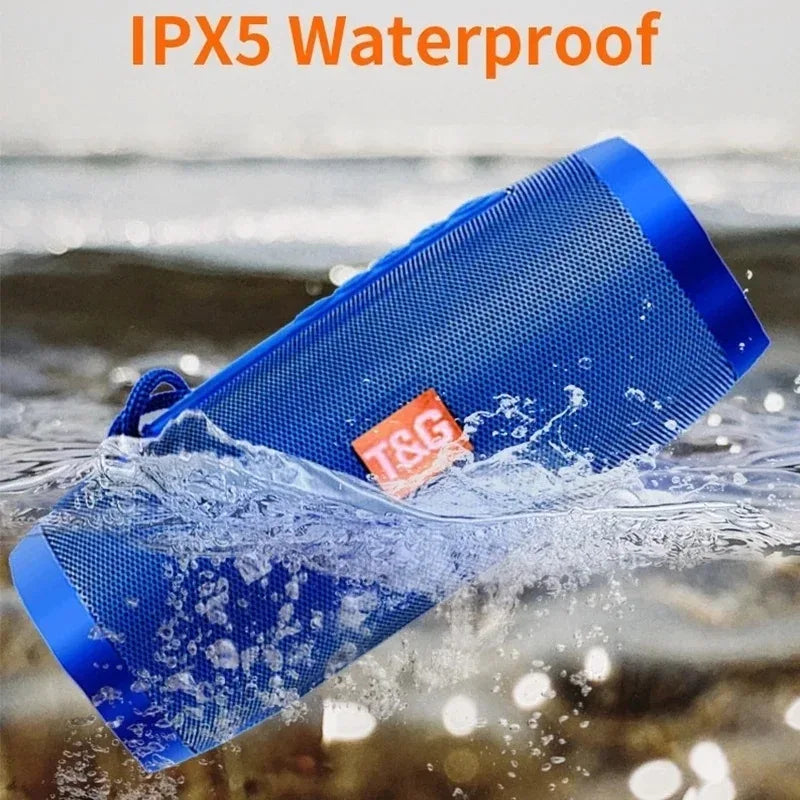 Portable Bluetooth Speaker with 360 Sound & Waterproof Housing My Store