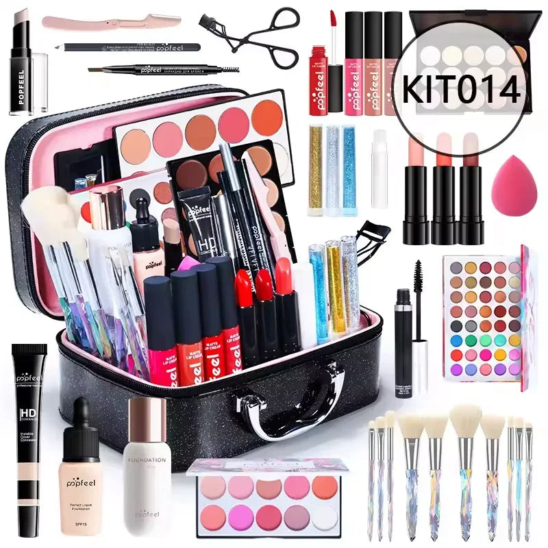Professional Makeup Kit - All-In-One Full Set for Salon-Quality Results Professional Makeup Kits Tidesmit