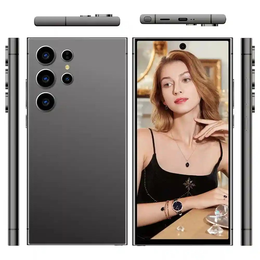 S24 Ultra Unlocked 5G Smartphone, 16GB RAM, 1TB Storage, Gold Tidesmit