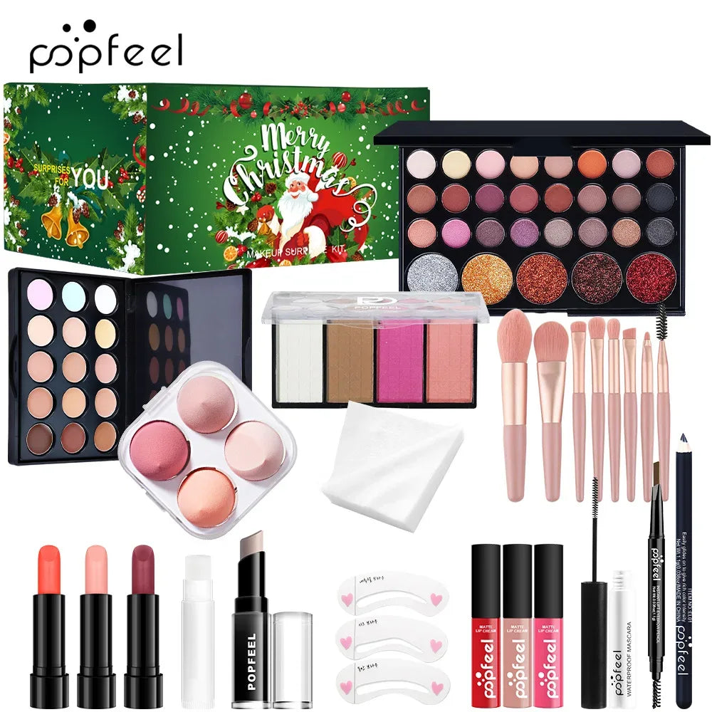 Professional Makeup Kit – Complete Cosmetic Set with Long-Lasting Formula Professional Makeup Kits POP003F Tidesmit