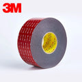3M double-sided conformable foam tape roll, red printed liner, gray foam body