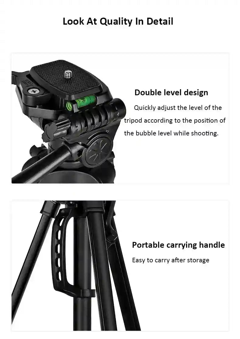 Tidesmit Ring Light with Tripod Stand - F-3366T Adjustable LED Setup Tidesmit