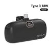Magnetic Portable Charger 5000mAh - Fast Charging Power Bank 5000mAh black for Type-C Tidesmit