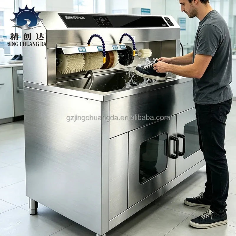 Multi-functional Intelligent 304 Stainless Steel Semi Automatic Shoe Washing Machine with Dryer 32 Paris Dryer Shoes Machine