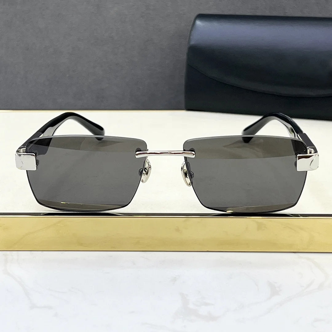 European American Fashion Cross-Border Sunglasses Light Luxury Casual Square Home Frameless Holiday Trendy Style for Men Women