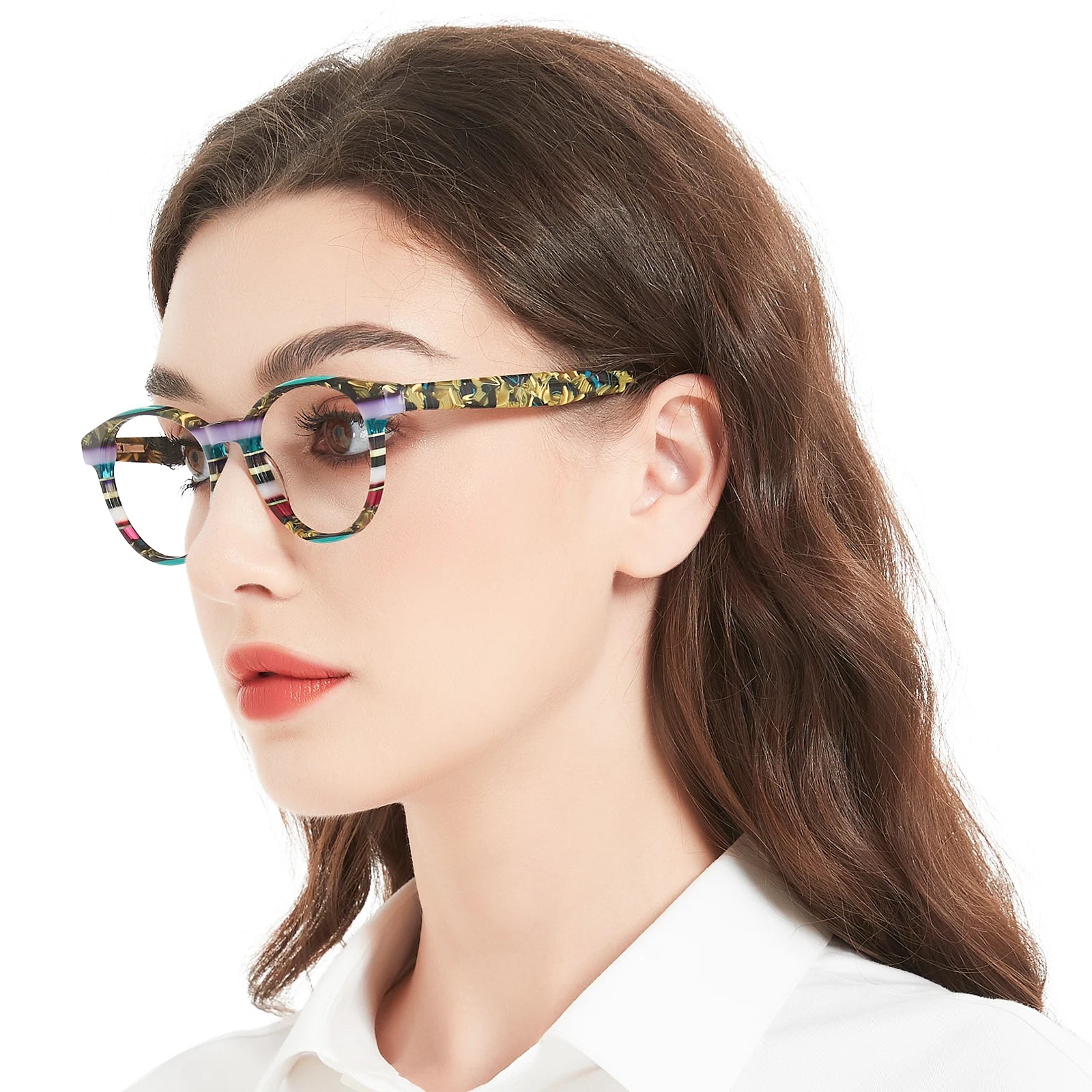 Luxury Trendy High Quality Eyeglasses Frames Eyewear Acetate Frame Eye Glasses for Women