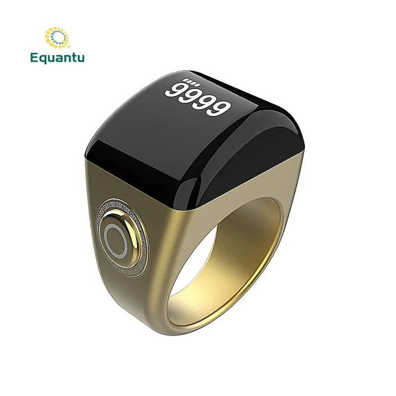 Tidesmit Smart Health Ring - Bluetooth Fitness Tracker with Heart Rate Monitor Plastic qb702lite gold 22mm Tidesmit