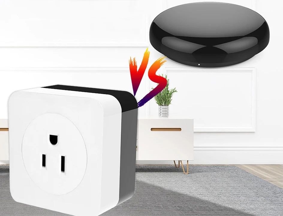 Tuya Smart Life WiFi Air Conditioner Plug Socket 16A UK US DE Outlet IR Remote Controller Alexa Google