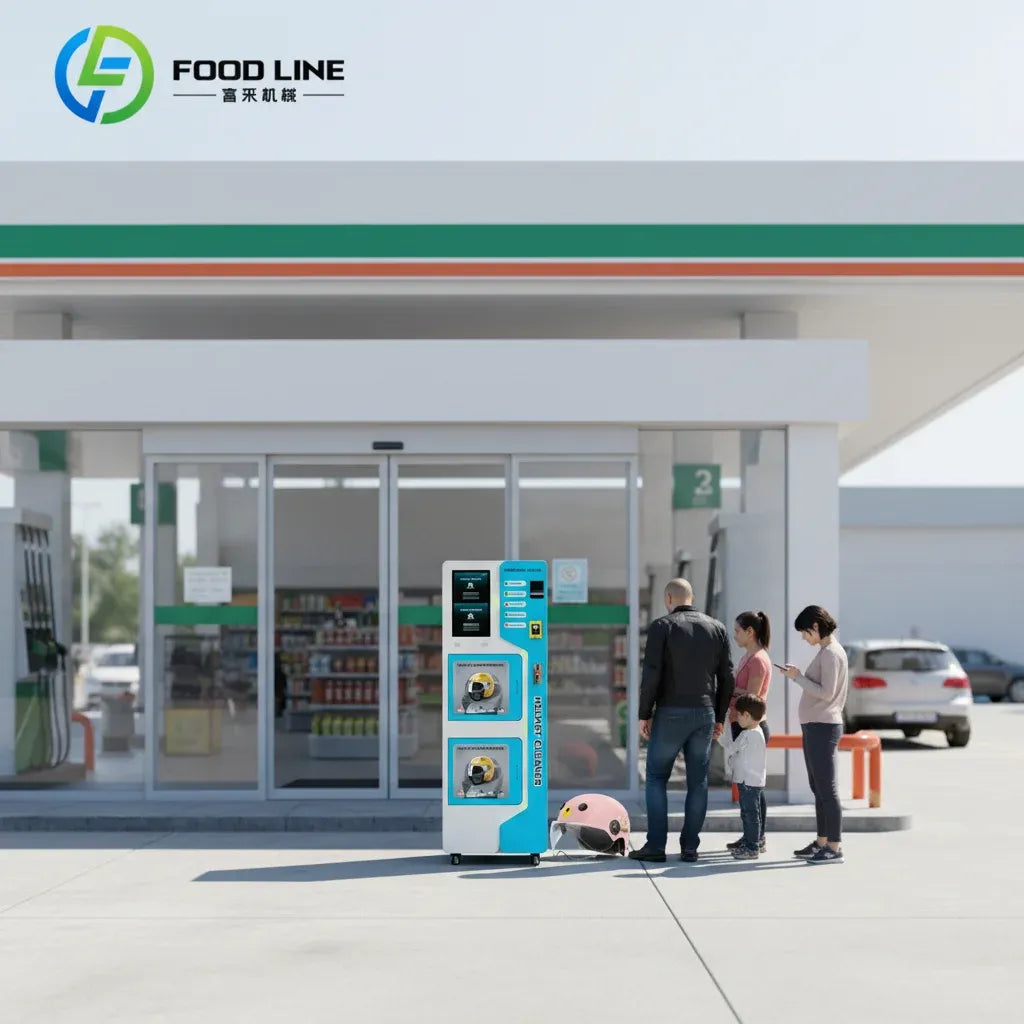Dual-Compartment Combo Cleaning Washer Dryer Vending Machine Disinfection for Helmet Shoe Commercial Automatic Equipment