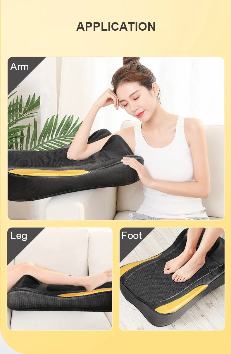 Shiatsu Back Massager with Heat for Deep Tissue Muscle Relief Back Massage Instrument Tidesmit