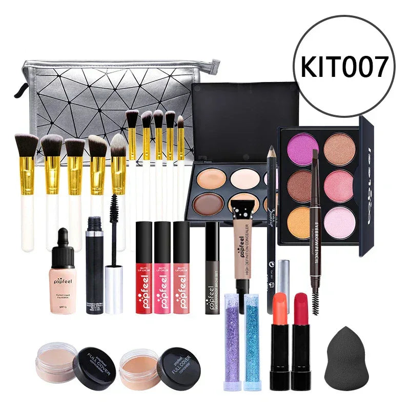 Professional Makeup Kit: All-in-One Salon-Quality Set for Beginners Professional Makeup Kits KIT007 Tidesmit