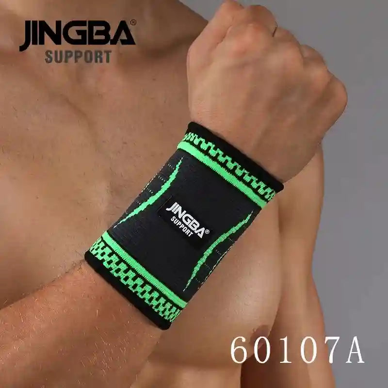 Elastic Wrist Support Brace – Breathable Nylon for Sports Stability Green XL Tidesmit