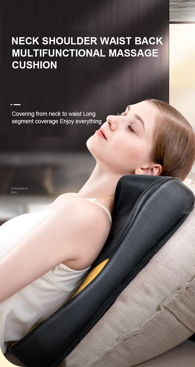 Shiatsu Back Massager with Heat for Deep Tissue Muscle Relief Back Massage Instrument Tidesmit